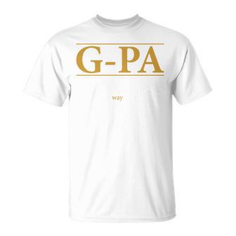 G-Pa Definition Fathers Day Grandpa T-Shirt - Monsterry