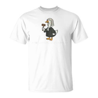 Goose Silly Lawyer Law School Graduation Future Lawyer T-Shirt | Seseable UK
