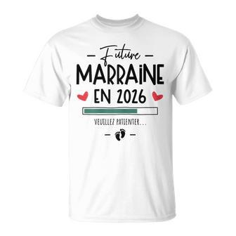 Future Marraine En 2026 Annonce Grossesse Première Bébé T-Shirt - Cadeauxyz