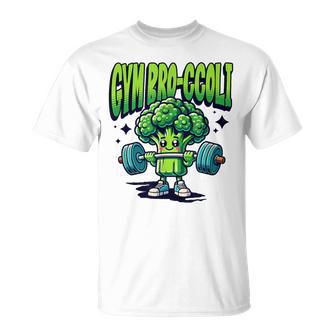 Gym Bro Brócoli Levantamiento De Pesas Culturismo Fitness Camiseta unisex - Regaloses