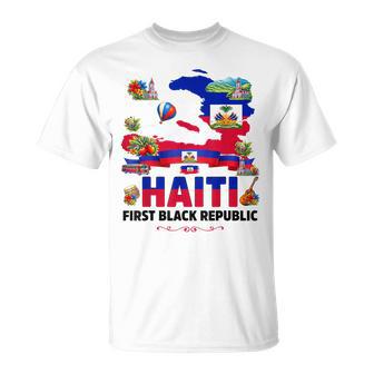 Haiti First Black Republic Since 1804 Haiti Pride Men T-Shirt | Mazezy