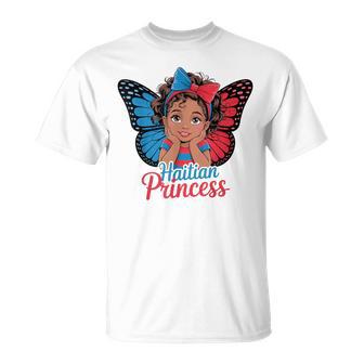 Haitian Princess Girls Pride Haiti Flag Day T-Shirt - Monsterry