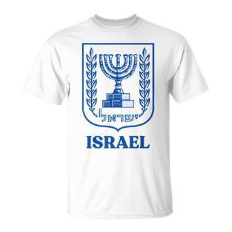Hanukkah Menorah Israel Judaísmo Israelí Hebreo Camiseta unisex - Regaloses
