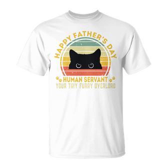 Happy Father's Day Human Servant Your Tiny Furry Overlord Performance T-Shirt - Thegiftio UK