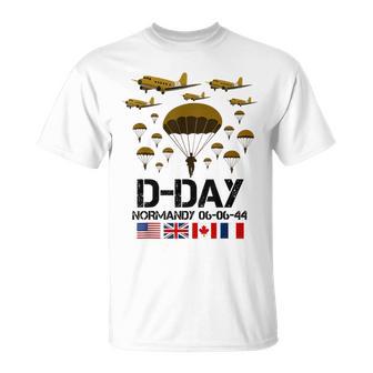 Homenaje A Loseteranos De Paracaidistas De Normandía Del 82 Aniversario Del Día D Camiseta unisex - Regaloses