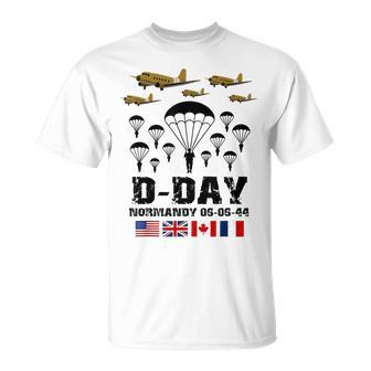Homenaje A Loseteranos De Paracaidistas De Normandía Del 82 Aniversario Del Día D Camiseta unisex - Regaloses