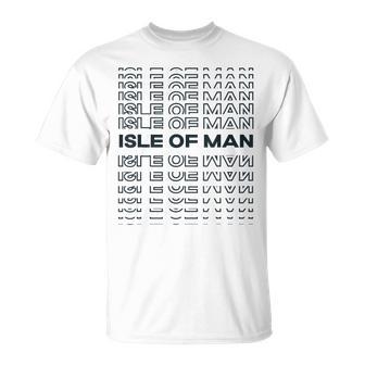 Isla Minimalista Isla De Man Moderna Isla De Man Camiseta unisex - Regaloses