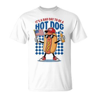 It's A Bad Day To Be A Hot Dog T-Shirt - Thegiftio UK