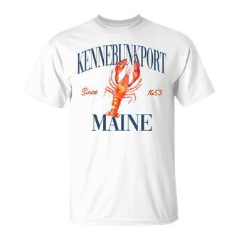 Kennebunkport Maine Est 1653 Old Money Aesthetic T-Shirt - Thegiftio UK