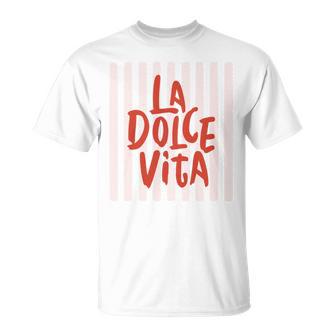 La Dolce Vita Italian Summer Coastal Graphic Comfort Colors Crop Top T-Shirt - Thegiftio UK