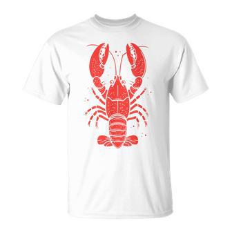 Langostas Graciosas Peces Pequeñaencilla Langosta Camiseta unisex - Regaloses