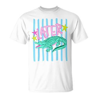 Later Gator After Awhile Crocodile Front And Back T-Shirt - Monsterry