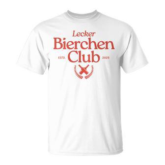 Lecker Bierchen Club Retro Team Malle Daydrinking Backprint T-Shirt - Seseable