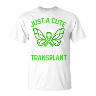 Liver Recipient Girl Just A Girl With A Liver Transplant T-Shirt - Thegiftio UK