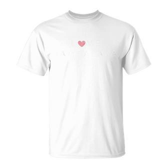 I Love Jambalaya おもしろ文字 食べ物愛好家に最適 スープ ユーモア Tシャツ - Kawaiitshirt