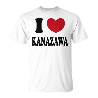 I Love Kanazawa アイ・ラブ・金沢 Tシャツ - Kawaiitshirt