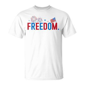 I Love The Taste Of Freedom Couple Matching 4Th Of July T-Shirt | Seseable UK