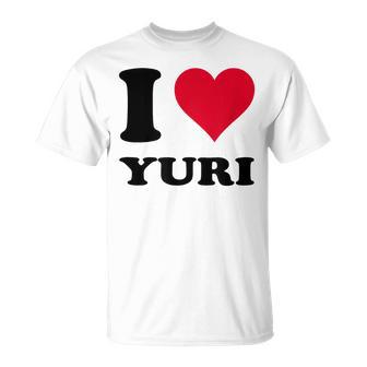 I Love Yuri Tシャツ - Kawaiitshirt