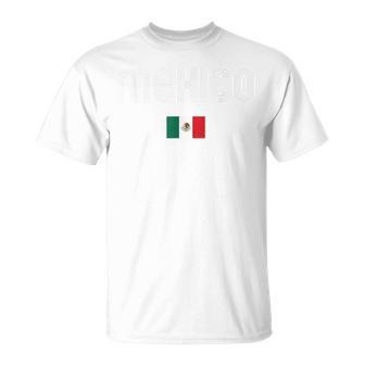 Mexico Flag Vintage Mexican Pride Heritage Green T-Shirt - Monsterry