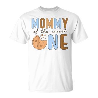 Mommy Of The Sweet One Cookies And Milk 1St Birthday Family T-Shirt - Thegiftio