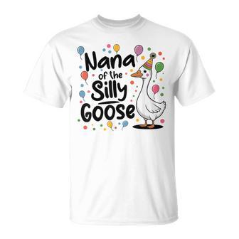 Nana Of The Silly Goose 1St First Birthday Family Matching T-Shirt - Thegiftio UK