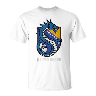 National Bosnia Herzegovina Hajmo Bosno Country Pride Cheer T-Shirt - Thegiftio UK
