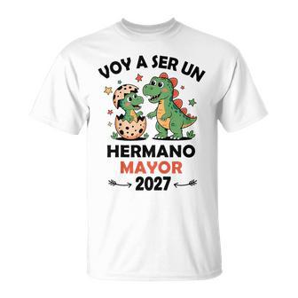 Niños Hermano Mayor 2027Oy Aer Un Hermano Mayor Camiseta unisex - Regaloses