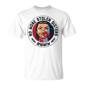 No-More Stolen Sister Red Hand Mmiw Awareness America Native T-Shirt | Mazezy