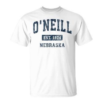 O'neill ネブラスカneビンテージアスレチックスポーツデザイン Tシャツ - Kawaiitshirt