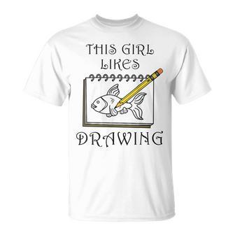 Obras De Arte Dibujo Bocetos Ilustrador In Mangas Camiseta unisex - Regaloses