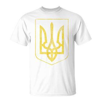 Orgullo De Ucrania Bandera Ucranianaímbolo Triente Camiseta unisex - Regaloses
