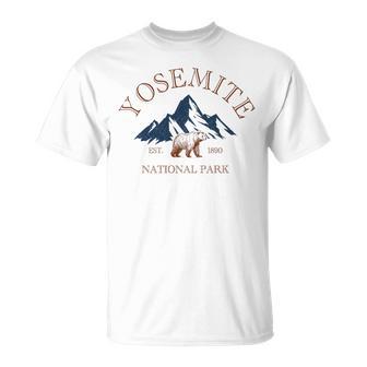 Parque Nacional Yosemite California Oso Amante De La Camiseta unisex - Regaloses