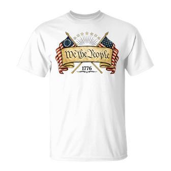Patriotic Betsy Ross Flag 1776 2026 We The People T-Shirt - Thegiftio UK