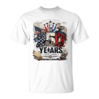 We The People Us Flag 1776 250 Years 250Th Anniversary T-Shirt - Thegiftio UK