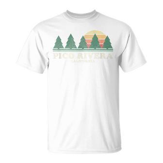 Pico Rivera Ca ヴィンテージ スローバック レトロ 70年代デザイン Tシャツ - Kawaiitshirt