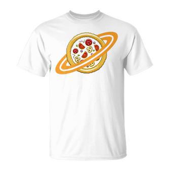 Planeta De La Pizza Camiseta unisex - Regaloses