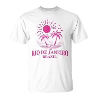 Recordatorio Deacaciones Brasileñas Recuerdo De Río De Janeiro Brasil In Mangas Camiseta unisex - Regaloses