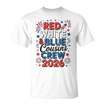 Red White And Blue Cousin Crew 2026 Matching Family 4Th July T-Shirt - Monsterry