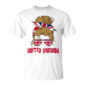 Reino Unido Para Niña Bandera Británica Para Reino Unido Camiseta unisex - Regaloses