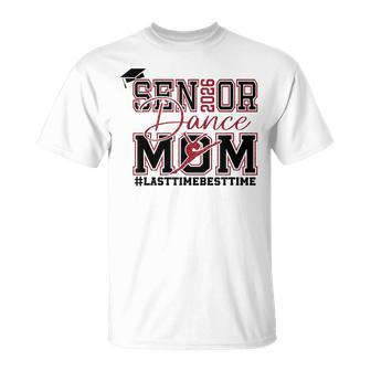 Retro Dance Senior Mom 2026 Dancing Senior Mom Class Of 2026 T-Shirt - Monsterry