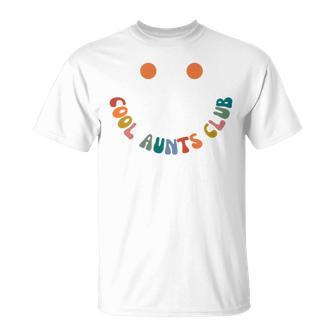 Retro Groovy Cool Aunts Club Auntie Cool Aunt Camiseta unisex - Regaloses