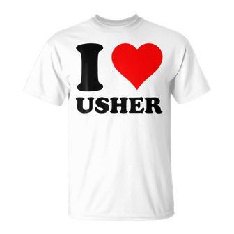 Retro Usher First Name Personalized In My Usher Era T-Shirt - Monsterry