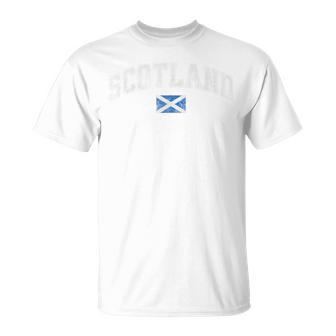 Retro Vintage Scotland Kids Scottish Flag T-Shirt - Thegiftio UK
