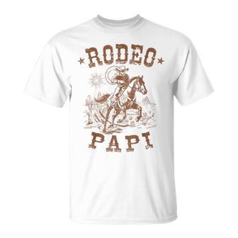 Rodeo Papi Western Cowboy Family Matching Father's Day T-Shirt - Thegiftio UK