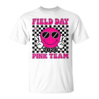School Field Day Pink Team Teacher Kids Field Day 2026 T-Shirt - Thegiftio UK