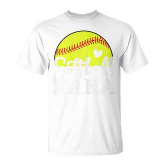 Softball Nana For Mother's Day Softball Lovers T-Shirt - Thegiftio UK
