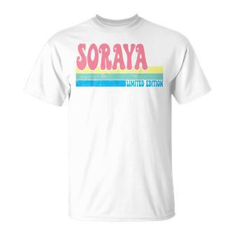 Soraya Nombre Personalizado Linda Idea Groovy Oraya Camiseta unisex - Regaloses