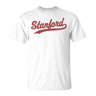 Stanford California Ca ビンテージスポーツグラフィック Tシャツ - Kawaiitshirt