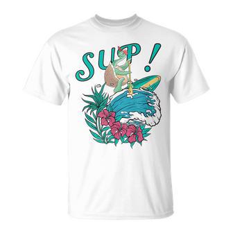 Sup サーフィン スタンドアップ パドル タートル パドリング サブボードup Tシャツ - Kawaiitshirt