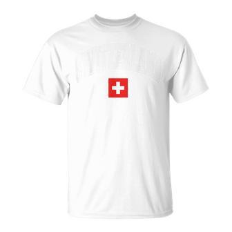 Switzerland Swiss Flag Graphic T-Shirt - Monsterry